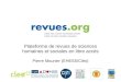 Revues.org, plateforme de revues de sciences humaines et sociales en libre accès