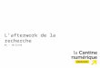 Afterwork de la recherche : structuration de la recherche sur les usages et la mesure du numérique en Région Bretagne