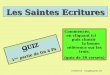 Bible quiz 1