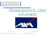 Rapport de stage Axa assurance