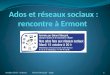 Ados et réseaux sociaux : présentation à Ermont