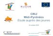 Résultats et proposition enquête "jeunes et TIC" en Midi-Pyrénées