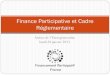Finance participative et cadre réglementaire