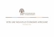 Investisseurs et Partenaires - vers une nouvelle economie africaine