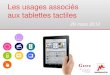 [ÉTUDES] L'usage des tablettes tactiles en 2012