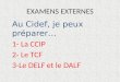 Présentation des certifications au CIDEF