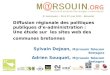 Territoires numériques :  Diffusion régionale des politiques publiques d’e-administration : Une étude sur  les sites web des communes bretonnes