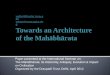 Towards an architecture of the mahabharata by Vishwa Adluri
