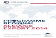PROGRAMME REGIONAL EXPORT CCI REGION ALSACE 2014
