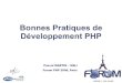 Bonnes pratiques de developpement en PHP