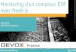 Monitoring Compteur EDF avec node.js