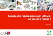 Etude CSA : Collecte des médicaments non utilisés en France
