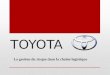 Supply chain of Toyota Presentation (French)