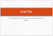 IPW 2eme course - HTML