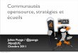 AlpesJUG - Communautés opensource, stratégies et écueils