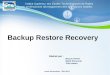 Backup Restore Recovery