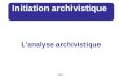 Analyse archivistique