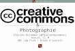Creative commons & Photographie