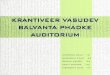 Krantiveer vasudev balvanta phadke auditorium, panvel - ACOUSTICS - AUDITORIUM - MUMBAI