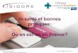 Atelier Isidore du colloque des Industries Numériques et de la Santé: "m-santé et bonnes pratiques: où en est on en France?"