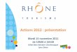 Rhone Tourisme - Presentation partenaires du 15 novembre