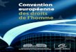 Convention droit homme europe