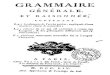 Grammaire Port-Royal