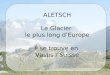 Glacier suisse( aletsch)