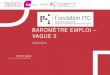 Baromètre emploi TNS Sofres - Fondation ITG