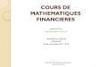 Cours MathFi2011 2012