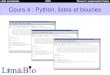 Cours4 Python Boucle