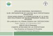ATELIER REGIONAL FAO/PARIS21 SUR LINTEGRATION ET LACCES AUX STATISTIQUES AGRICOLES POUR AMELIORER LA FORMULATION ET LE SUIVI DES POLITIQUES DE DEVELOPPEMENT