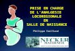 Philippe Dailland PRISE EN CHARGE DE LANALGESIE LOCOREGIONALE EN SALLE DE NAISSANCE