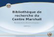Bibliothèque de recherche du Centre Marshall Ressources électroniques : aperçu