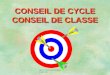 LPP JOSEPH ROUSSEL SARTHE 1 CONSEIL DE CYCLE CONSEIL DE CLASSE