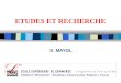 ETUDES ET RECHERCHE S. MAYOL. Etudes et Recherche - S. Mayol2 Introduction : démarche marketing Comprendre le marché pour Agir sur le marché