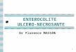 1 ENTEROCOLITE ULCERO-NECROSANTE Dr Florence MASSON