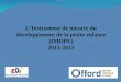 LInstrument de mesure du développement de la petite enfance (IMDPE) 2012-2013