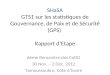 6ème Rencontre des CoDG 30 Nov. – 2 Déc. 2012 Yamoussoukro, Côte dIvoire SHaSA GTS1 sur les statistiques de Gouvernance, de Paix et de Sécurité (GPS) Rapport