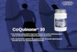 CoQuinone MC 30 Un mélange antioxydant unique qui favorise la santé cardiovasculaire, ainsi quun bon fonctionnement musculaire et nerveux. Une combinaison
