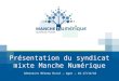 Présentation du syndicat mixte Manche Numérique Séminaire Réseau Rural – Agen – 16-17/12/10