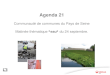 Agenda 21 Communauté de communes du Pays de Seine Matinée thématique eau du 24 septembre