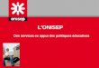 Des services en appui des politiques éducatives LONISEP