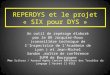 REPERDYS et le projet « SIX pour DYS » Un outil de repérage élaboré par le DR Jacquier-Roux (conseillère technique de lInspectrice de lAcadémie de Lyon