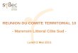 REUNION DU COMITE TERRITORIAL 10 - Marensin Littoral Côte Sud - Lundi 2 Mai 2011