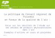 6/05/13 La politique du Conseil régional de Picardie en faveur de la qualité de lair : Focus sur les résultats de létude sur les résidus de produits phytosanitaires