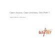 Open Access, Open Archives, OAI-PMH ? Gabriel Gallezot, Urfist paca-c