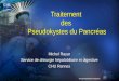 Chirurgie Hépatobiliaire et Digestive Traitement des Pseudokystes du Pancréas Michel Rayar Service de chirurgie hépatobiliaire et digestive CHU Rennes