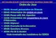GIS Incendies de Forêt, Comité dOrientation Scientifique, 30 Mars 2000 09h30: Accueil, présentation de lEntente 09h45: Présentation des projets en coursprojets