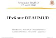 RAISIN 27-04-06 : IPV6 sur REAUMUR Diapositive : 1 / 54 IPv6 sur REAUMUR Laurent FACQ – REAUMUR – lfacq@u-bordeaux.fr Jean-Denis PORTELLI – REAUMUR – jdp@ctba.fr